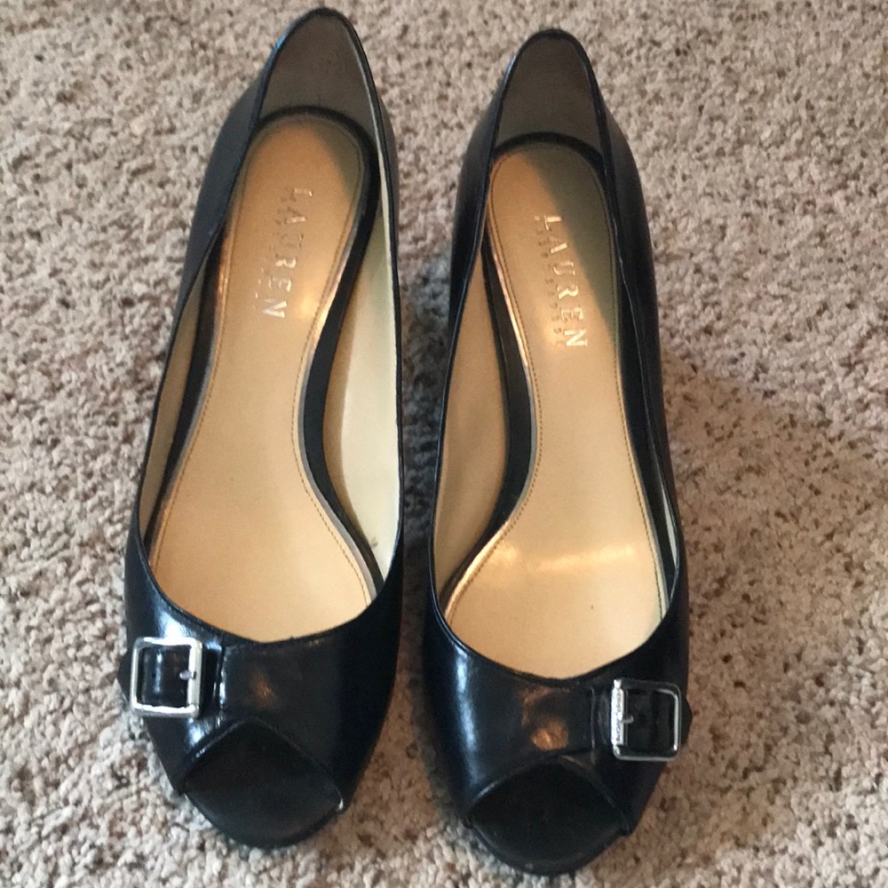 Ralph Lauren Black Heels